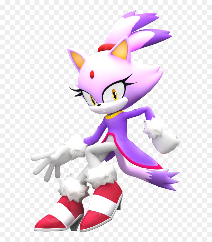 Sonic World Blaze The Cat, HD Png Download - blaze the cat png