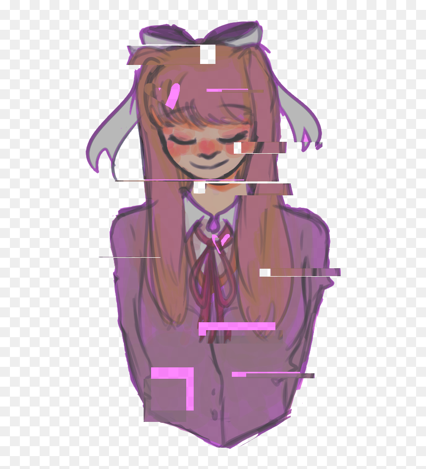 Illustration, HD Png Download - monika doki doki png