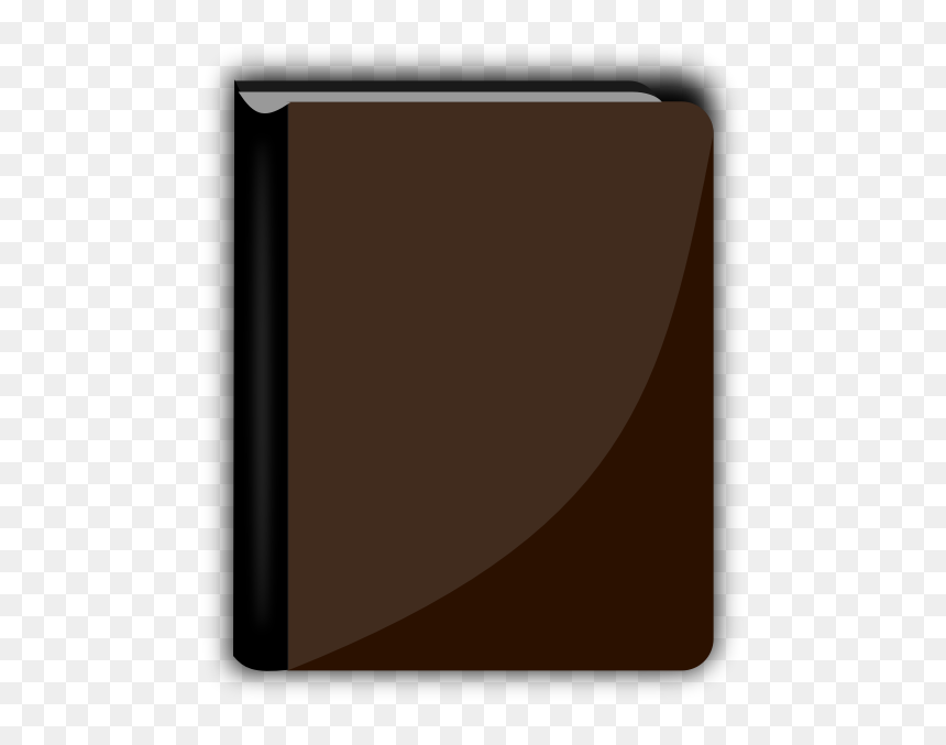 Shiny Brown Book - Vektor Kamus Png, Transparent Png - blank open book png