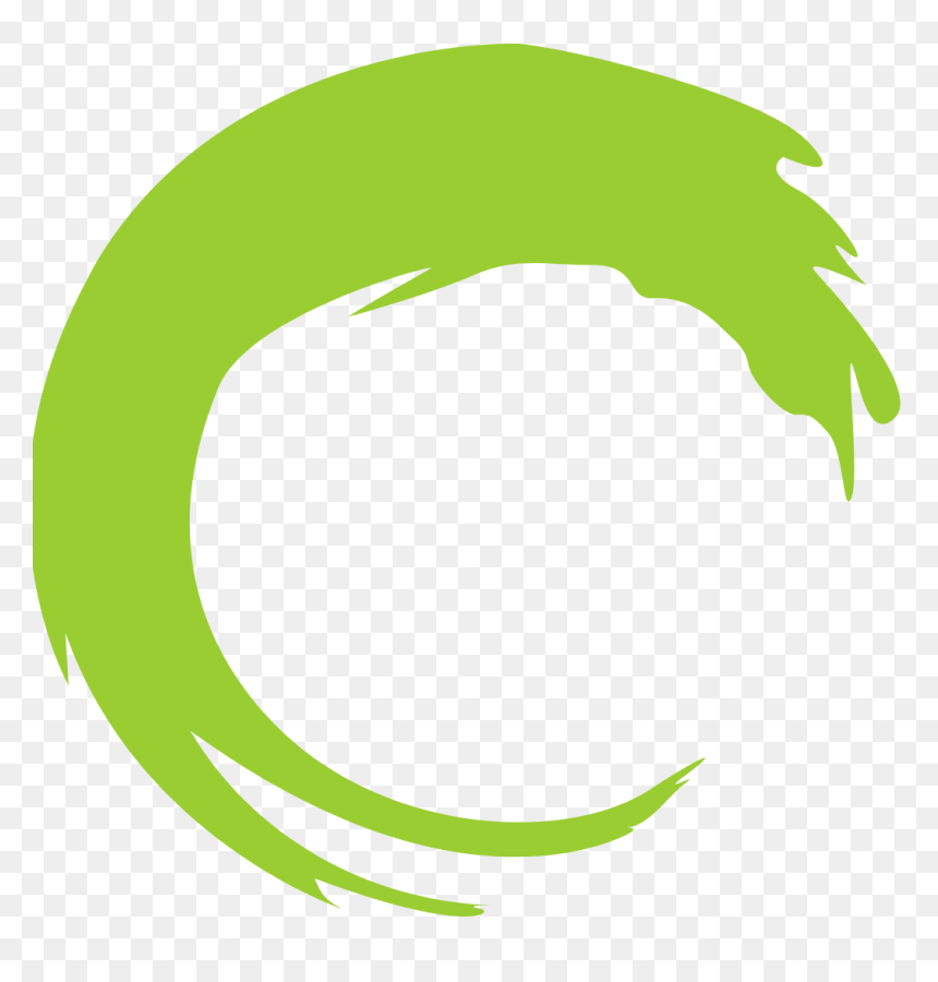 Download Hd Zen Brush Circle - Brush Circle Green Png, Transparent Png - brush circle png