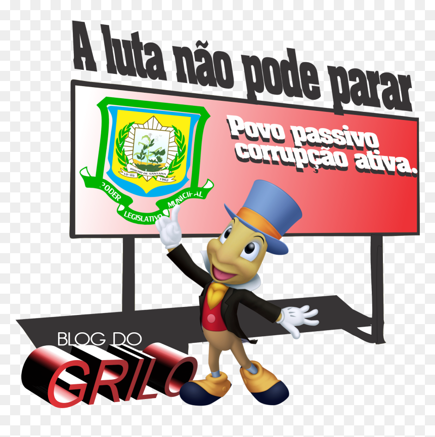 Riacho De Santana/rn Câmara Municipal - Jiminy Cricket, HD Png Download - jiminy cricket png