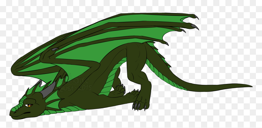 Lit The Lazy Dragon - Illustration, HD Png Download - realistic dragon png