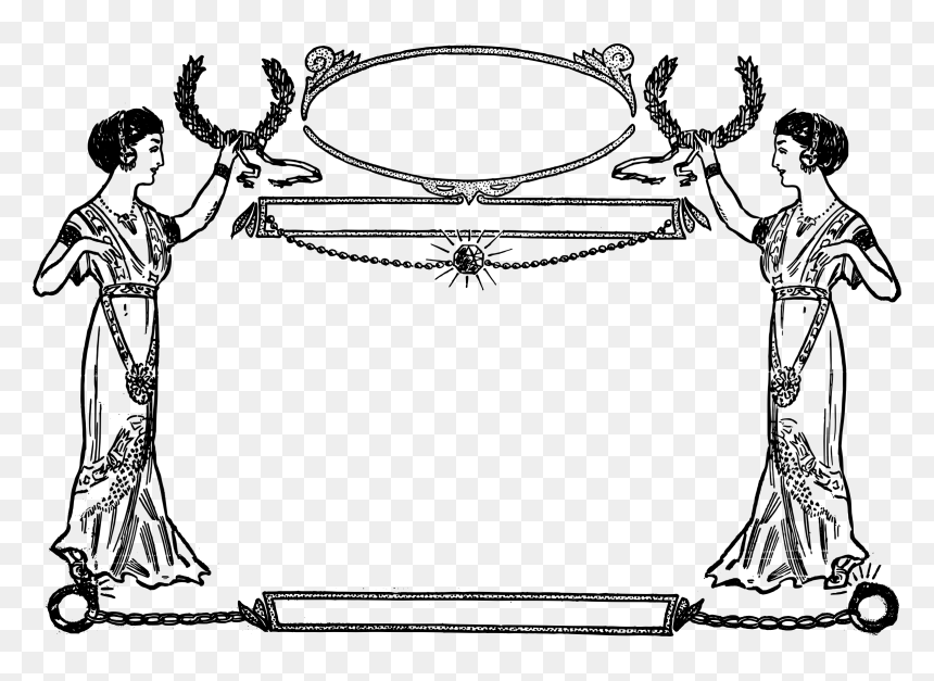 Peace Ladies Frame Clip Arts - Portable Network Graphics, HD Png Download - peace hand png