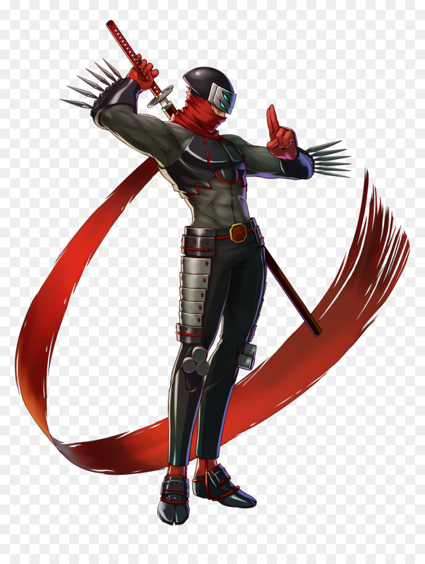 Pxz2-hotsuma - Project X Zone Hotsuma, HD Png Download - strider hiryu png