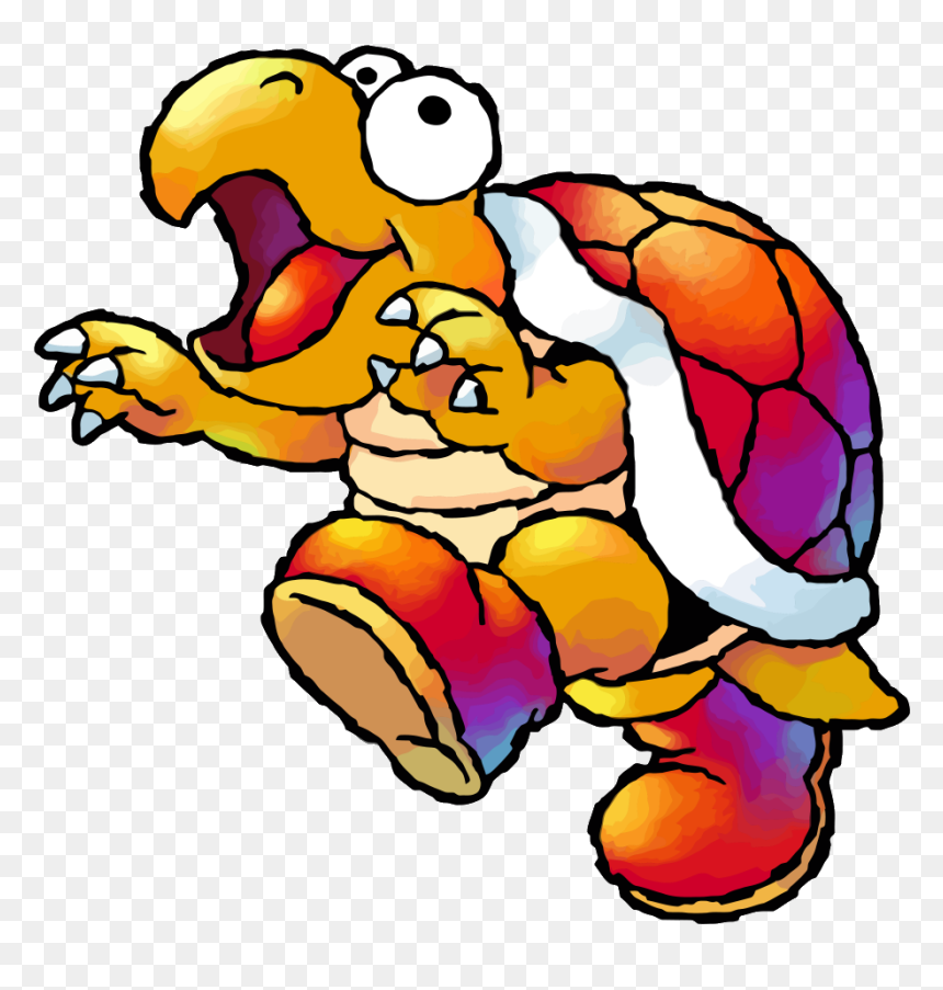 Yoshi Clipart Koopa Troopa - Hookbill The Koopa, HD Png Download - koopa troopa png