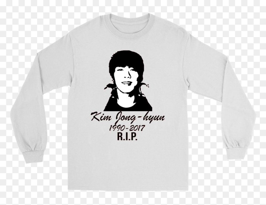 Rip Kim Jong-hyun T Shirt - Long-sleeved T-shirt, HD Png Download - jonghyun png