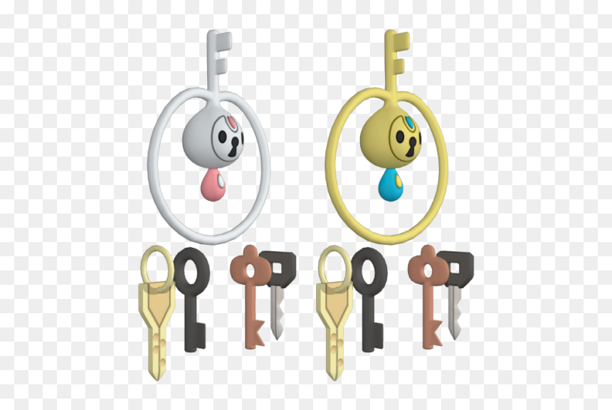 Klefki 3d Model - Klefki 3d, HD Png Download - pokeball .png