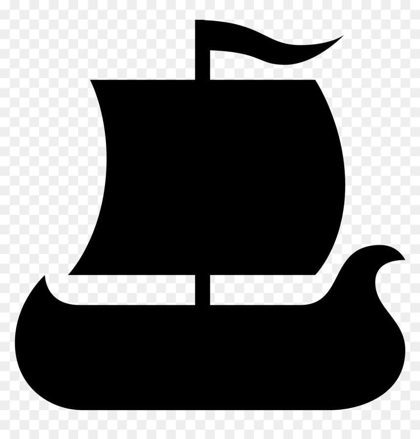 Viking Ship Icon - Ship Icon Gif, HD Png Download - old ship png