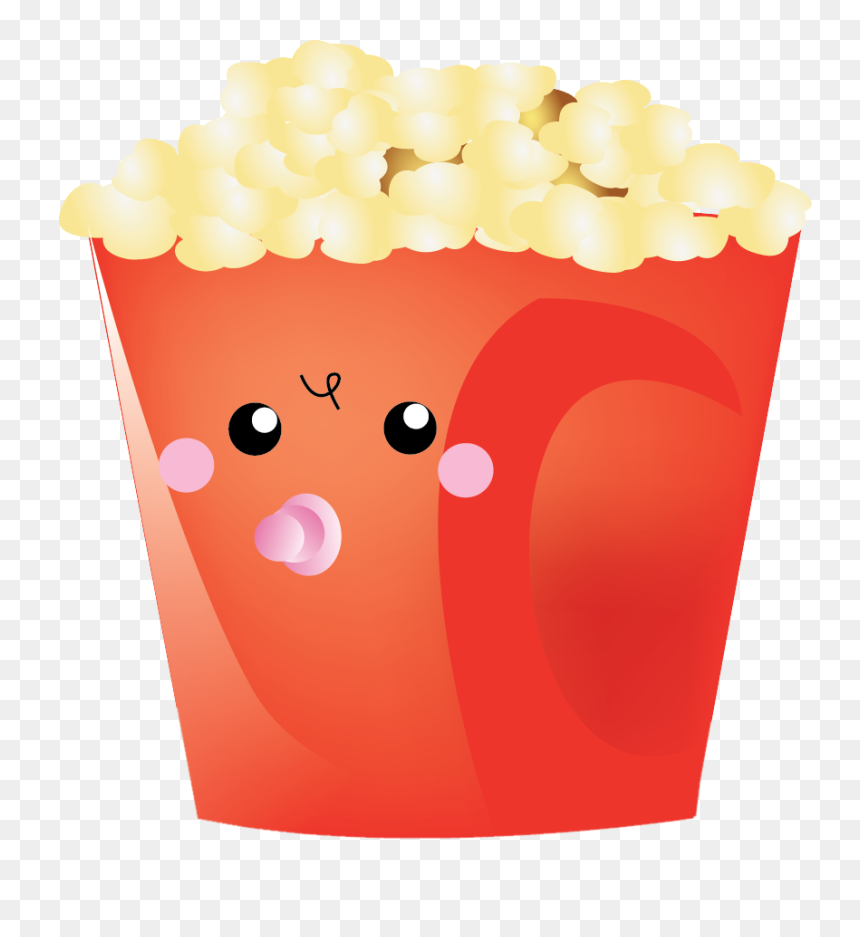 Thumb Image - Cute Transparent Background Popcorn Clipart, HD Png Download - popcorn.png