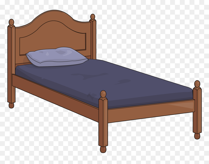 Thumb Image - Bed Frame Drawing, HD Png Download - cama png