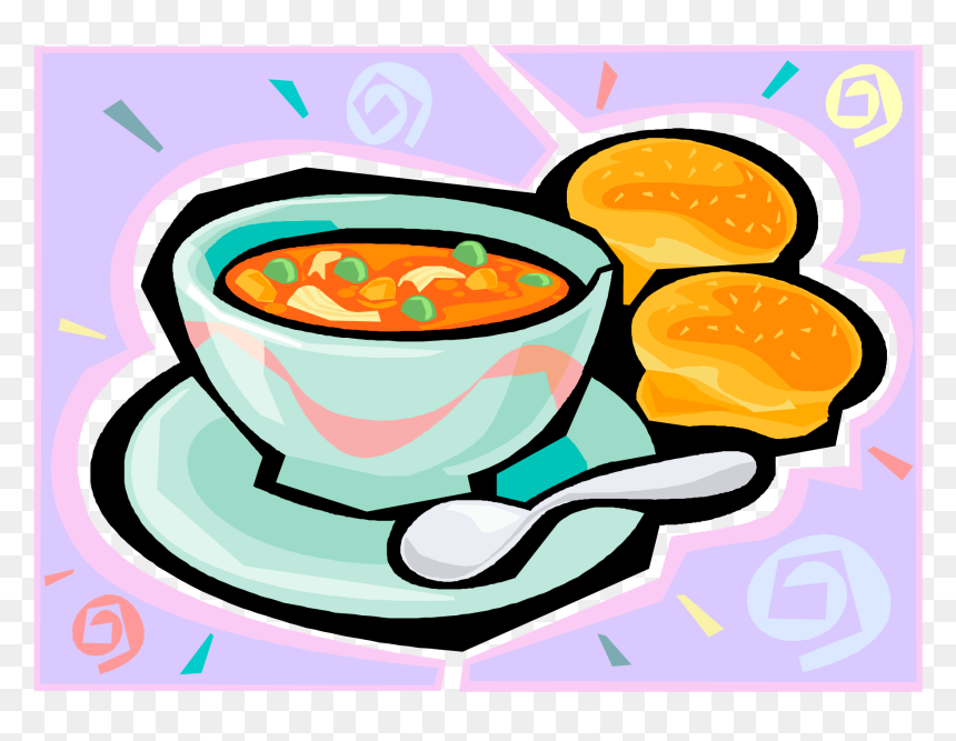 Soup Clipart Vegetable Soup - Chili And Cornbread Clipart, HD Png Download - bowl of chili png