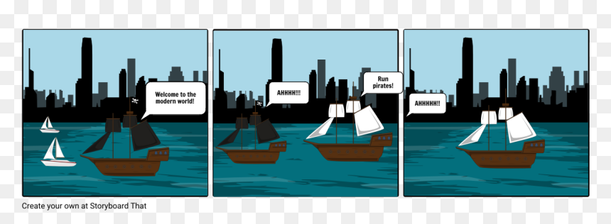 Sail, HD Png Download - pirate boat png
