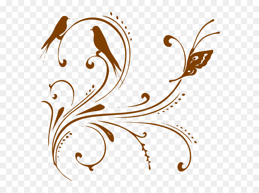 Pink Butterfly Border Transparent, HD Png Download - chocolate vector png
