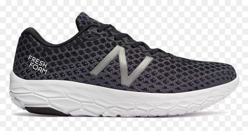 New Balance Men"s Fresh Foam Beacon D Width Black - Freshfoam Becon, HD Png Download - running man silhouette png