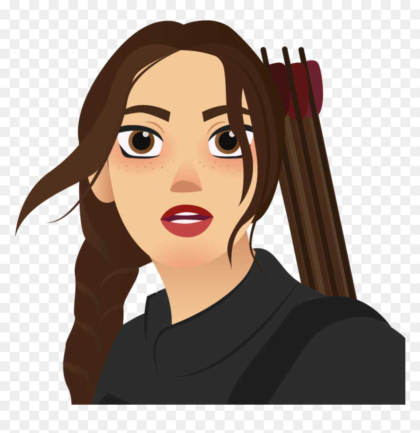 Asami Sato , Png Download - Cartoon, Transparent Png - katniss everdeen png