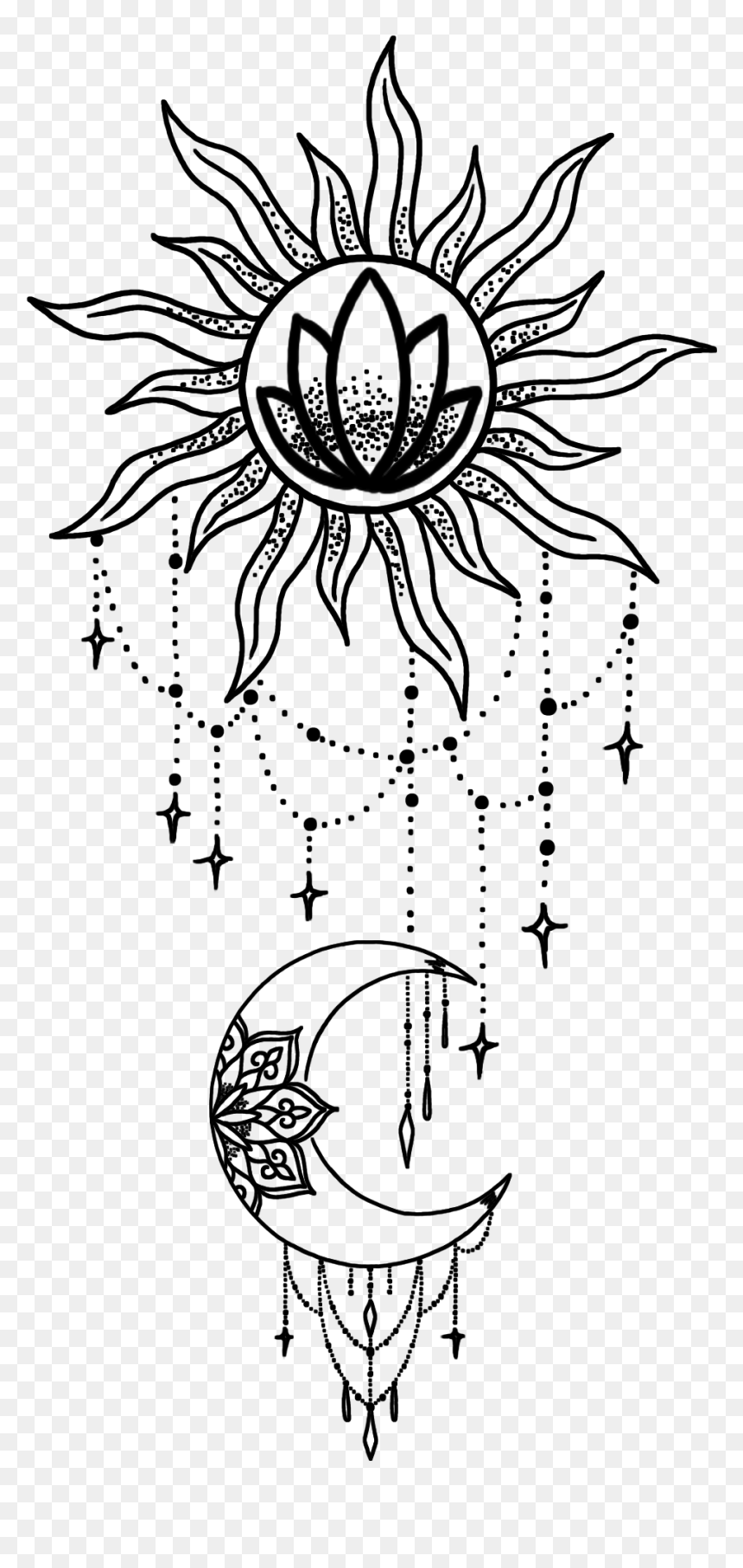 Sketch, HD Png Download - sun outline png
