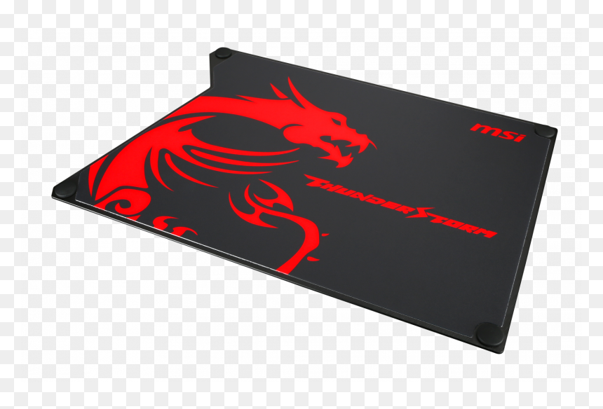 Msi Thunderstorm Aluminum Mousepad Clipart , Png Download - Illustration, Transparent Png - msi logo png