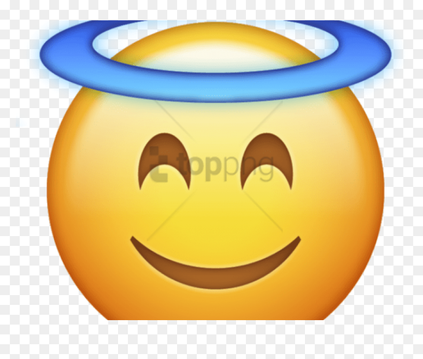 Transparent Background Angel Emoji, HD Png Download - angel halo wing png