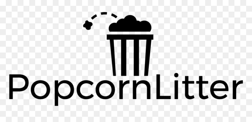 Popcornlitter-logo, HD Png Download - popcorn bucket png