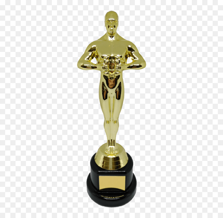 Ts1704 Victory Oscar Statue Trophy - Oscar Trophy Transparent Background, HD Png Download - football trophy png