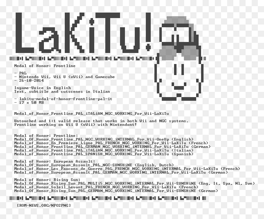 Medal Of Honor Frontline Pal Italian Ngc Working For - 8 Bit Lakitu, HD Png Download - lakitu png