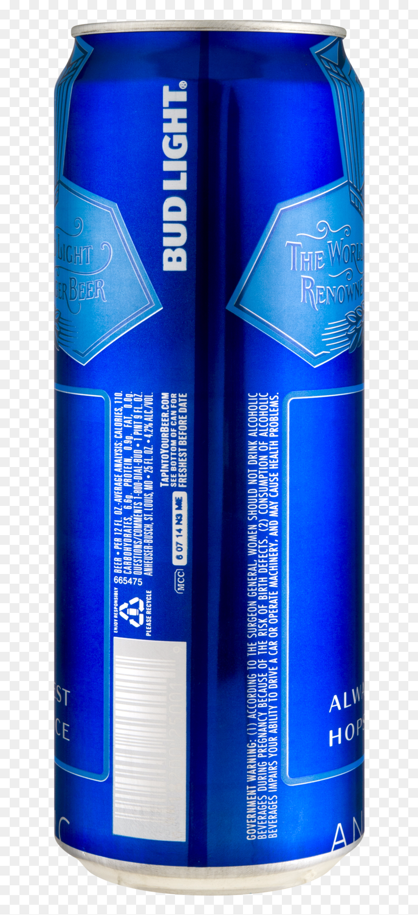 Bud Light Can 25 0 Fl Oz Com - Label, HD Png Download - bud light can png