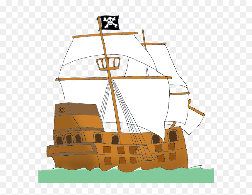 Pirate Ship Picture - Birthday Cake, HD Png Download - pirate boat png