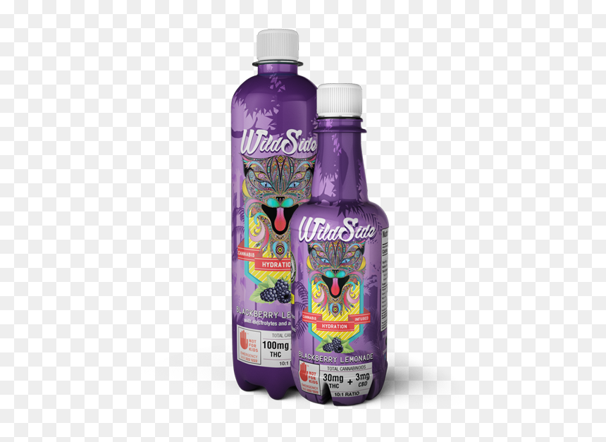 Blackberrylemonade - Wild Side Cannabis Drink, HD Png Download - weed bong png