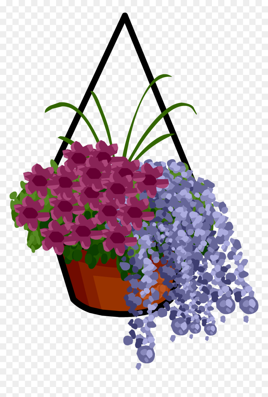 Club Penguin Wiki - Portable Network Graphics, HD Png Download - hanging flowers png