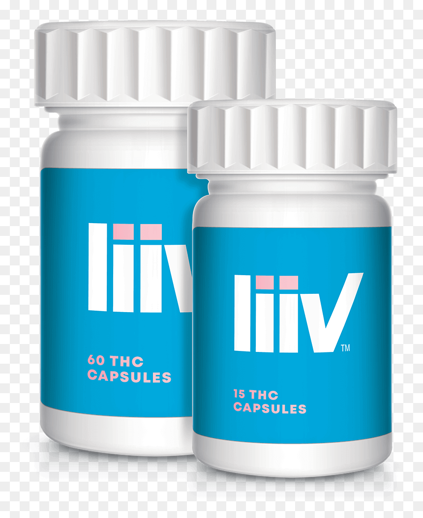 Liiv Cbd Capsules, HD Png Download - weed bong png