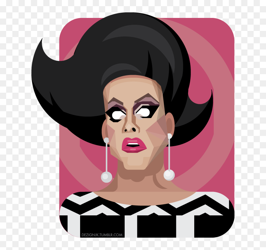 Never Eat Taco Bell Before The Show - Tempest Dujour Fan Art, HD Png Download - rupaul png
