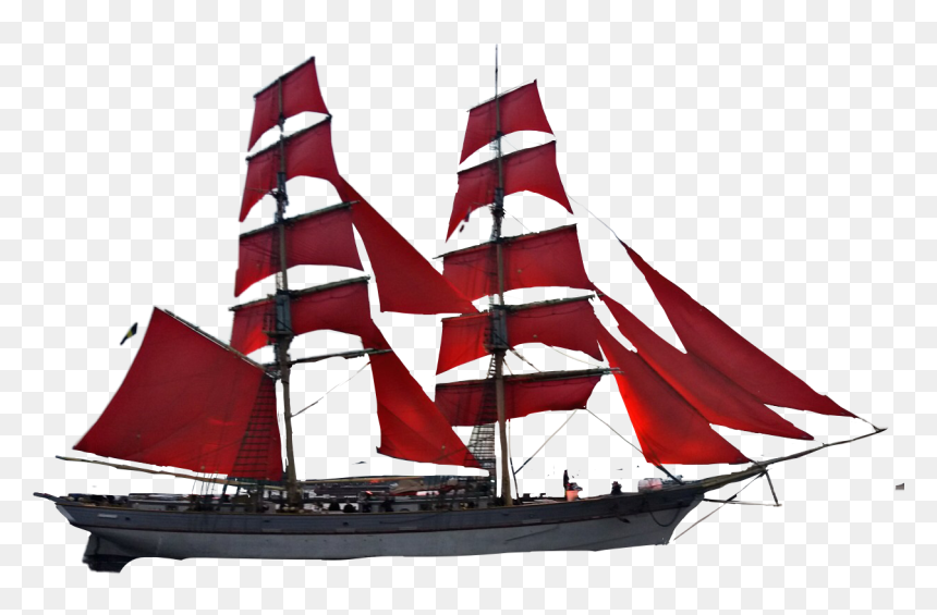 #russian #ship #stpetersburg #pirateship #ships #sail - Sail, HD Png Download - pirate boat png