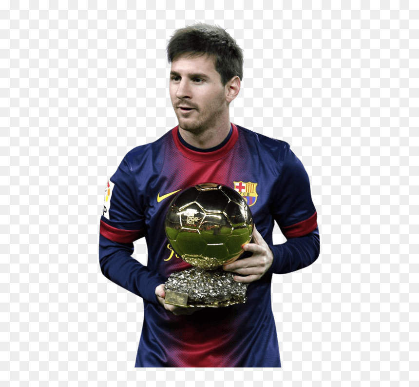 Messi Png Fifa Ballon Dor Trophy - Messi Png Ballon Dor, Transparent Png - football trophy png
