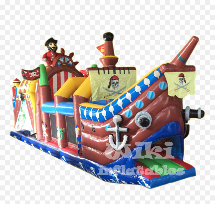 Pirate Boat Run - Inflatable, HD Png Download - pirate boat png