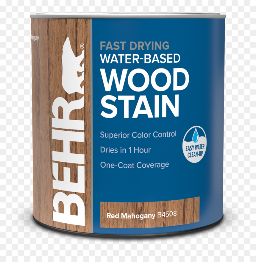 Behr Pro Interior Water-based Wood Stain Can Image - Box, HD Png Download - dirt stain png