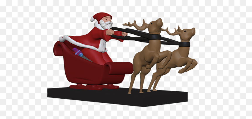Figurine, HD Png Download - santa head png