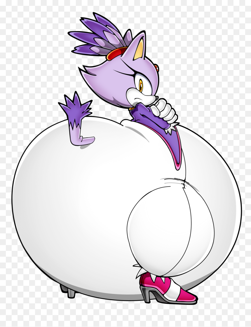 Heavy Bottom Blaze The Cat, HD Png Download - blaze the cat png