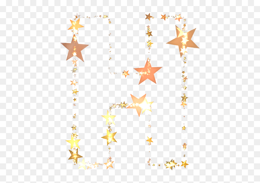 Stars Png For Moodboards, Transparent Png - alphabet letter png