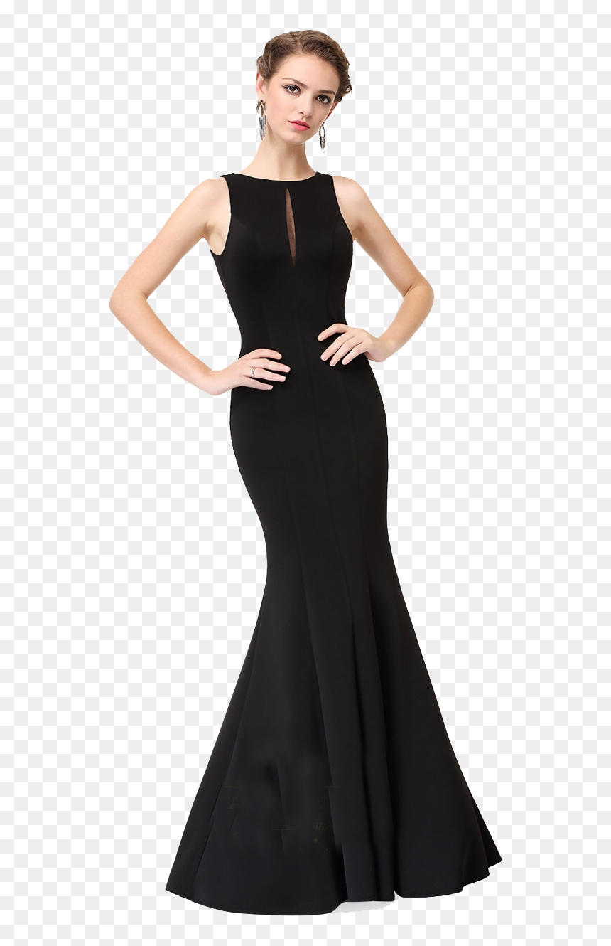 Black Dresses Png Free Pic - Dress, Transparent Png - dresses png