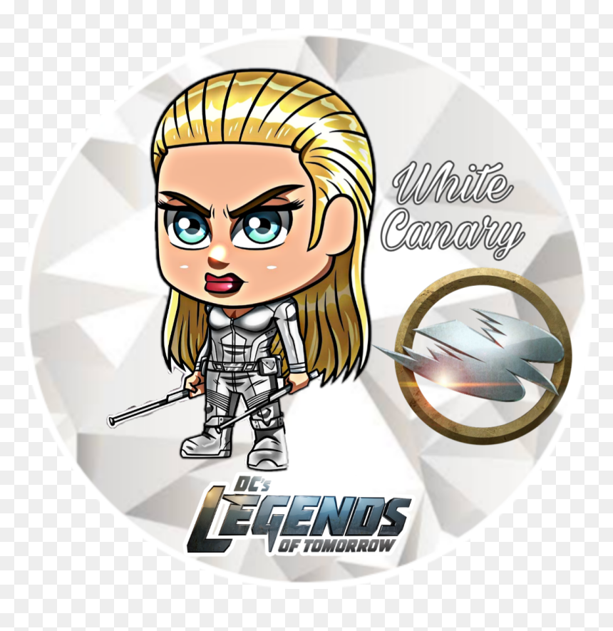 The White Canary Icon
 Dc Legends Of Tomorrow
sticker - Cartoon, HD Png Download - legends of tomorrow png