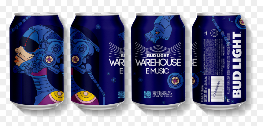 Carbonated Soft Drinks, HD Png Download - bud light can png
