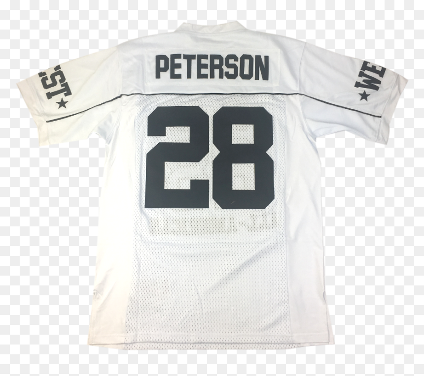 Adrian Peterson All American White Football Jersey - Sports Jersey, HD Png Download - adrian peterson png