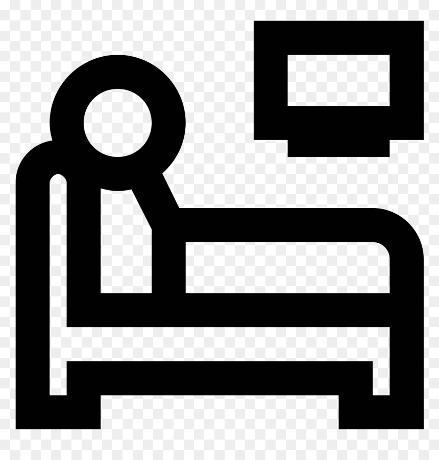 Ver Television Png - 3 Beds Symbol, Transparent Png - cama png