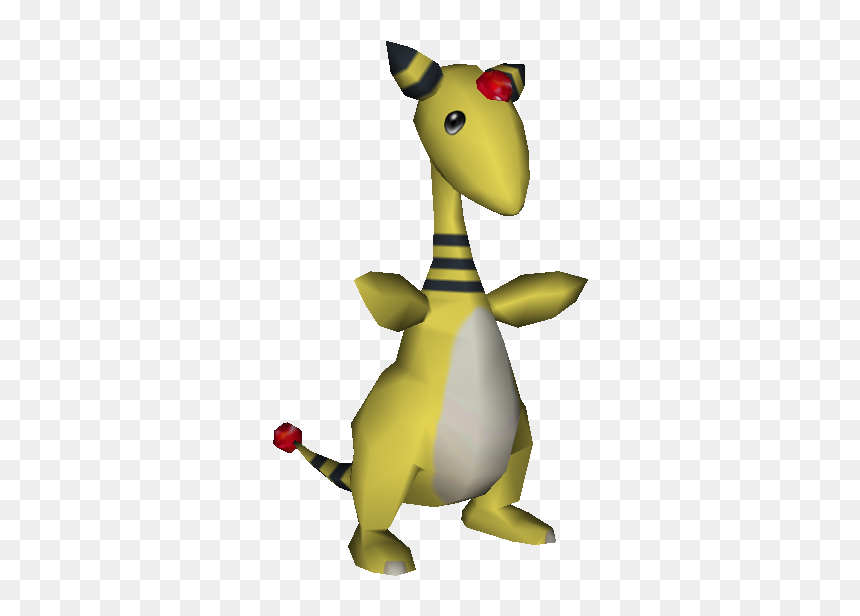 Download Zip Archive - Ampharos Stadium 2, HD Png Download - ampharos png