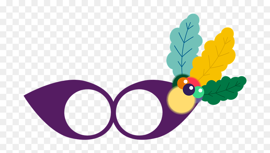 Clip Art, HD Png Download - mardi gras masks png