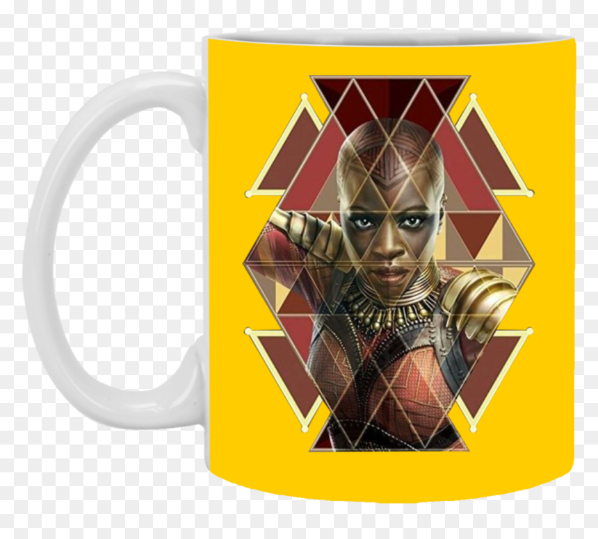 Okoye Black Panther Mug - Black Panther Okoye Head Tattoo, HD Png Download - okoye png