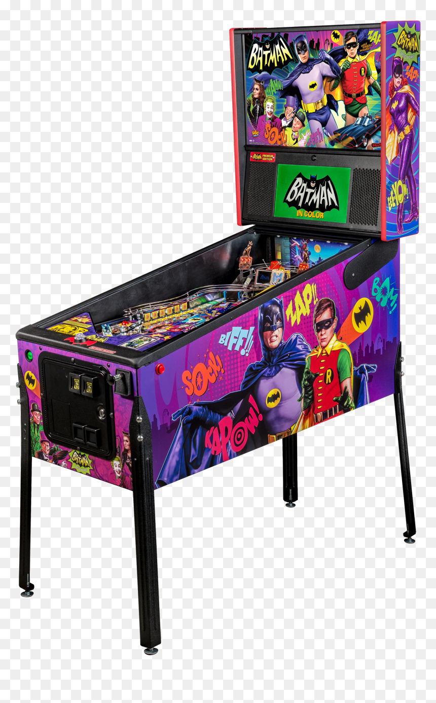 Premium - Stern Batman 66 Pinball, HD Png Download - adam west batman png