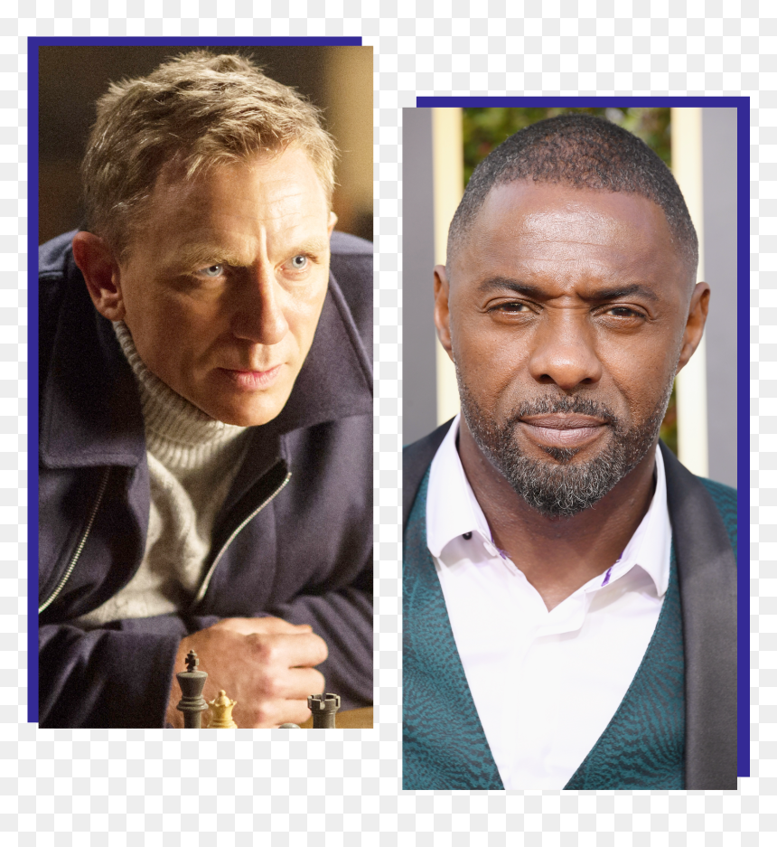 Daniel Craig And Idris Elba - Celebrities With Covid 19, HD Png Download - idris elba png