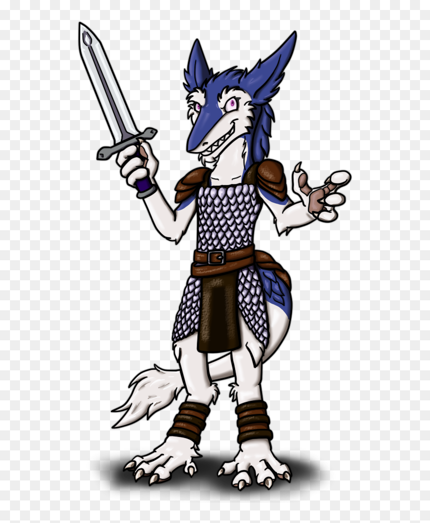 Arkana The Sergal - Cartoon, HD Png Download - daxter png