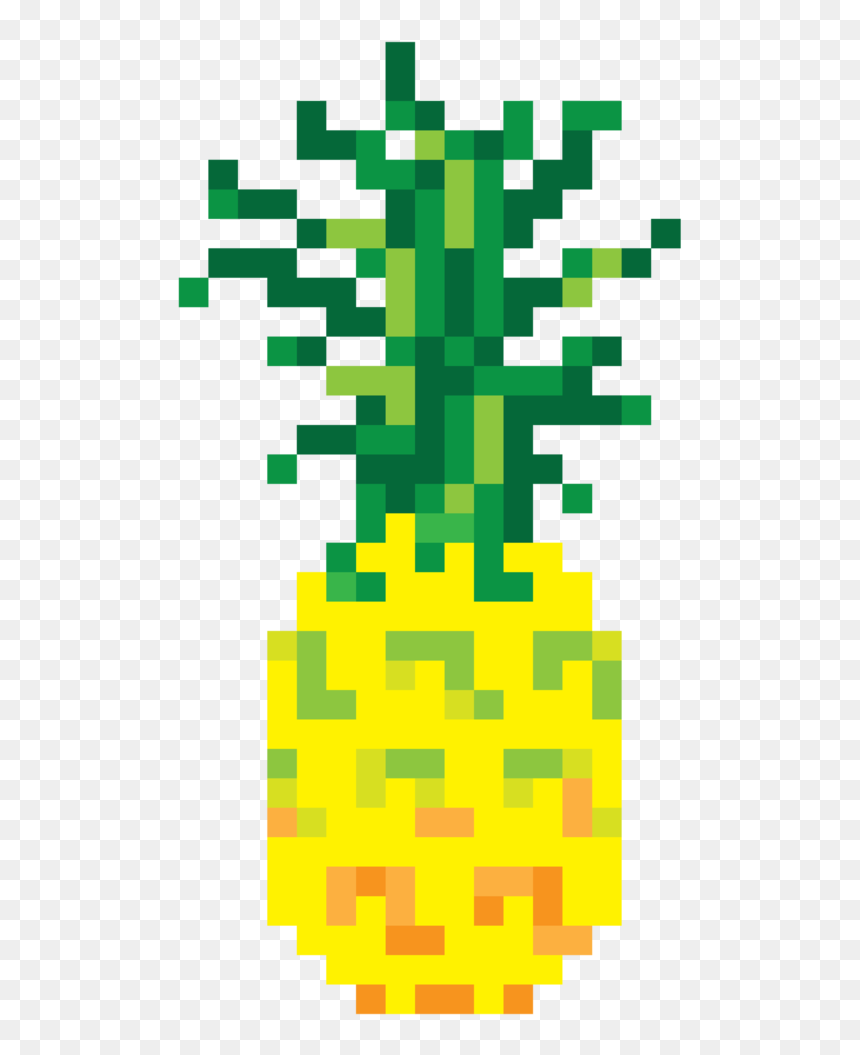"8-bit Pineapple - Pineapple 8 Bit Png, Transparent Png - 8 bit zelda png